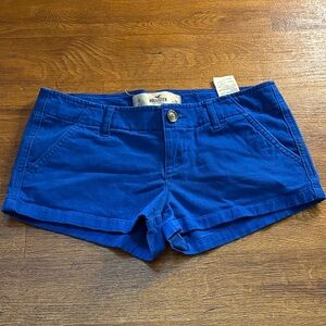 Hollister Women's Blue Denim Shorts
